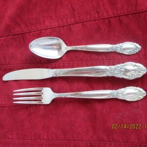 COMMUNITY SILVERPLATE "BALLARD" CHILD'S PLACE SETTING/ONIEDA